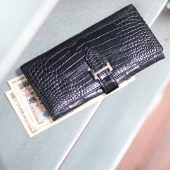 【クロコダイル】Hメタル 長財布