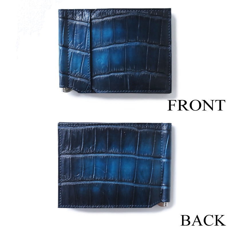 【良品 高級】KREIS / クライス クロコダイル マネークリップ 良品 高級】KREIS / クライス クロコダイル マネークリップ