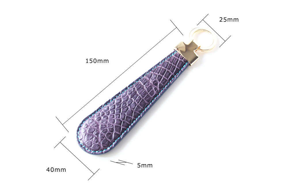 【クロコダイル】 靴べら SHOEHORN キーホルダー SHH001｜革芸人